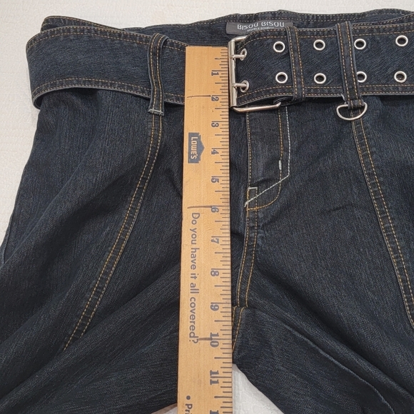 Bisou Bisou wide leg cropped jeans. - Picture 13 of 14